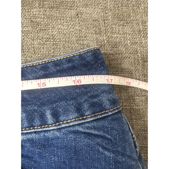 Flamingals Womens Size XL Blue Jeans High Waist Wide Leg Jeans Stretch Denim - Picture 5 of 8